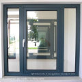 Portes et fenêtres coulissantes en aluminium à double vitrage moderne et ultra doux